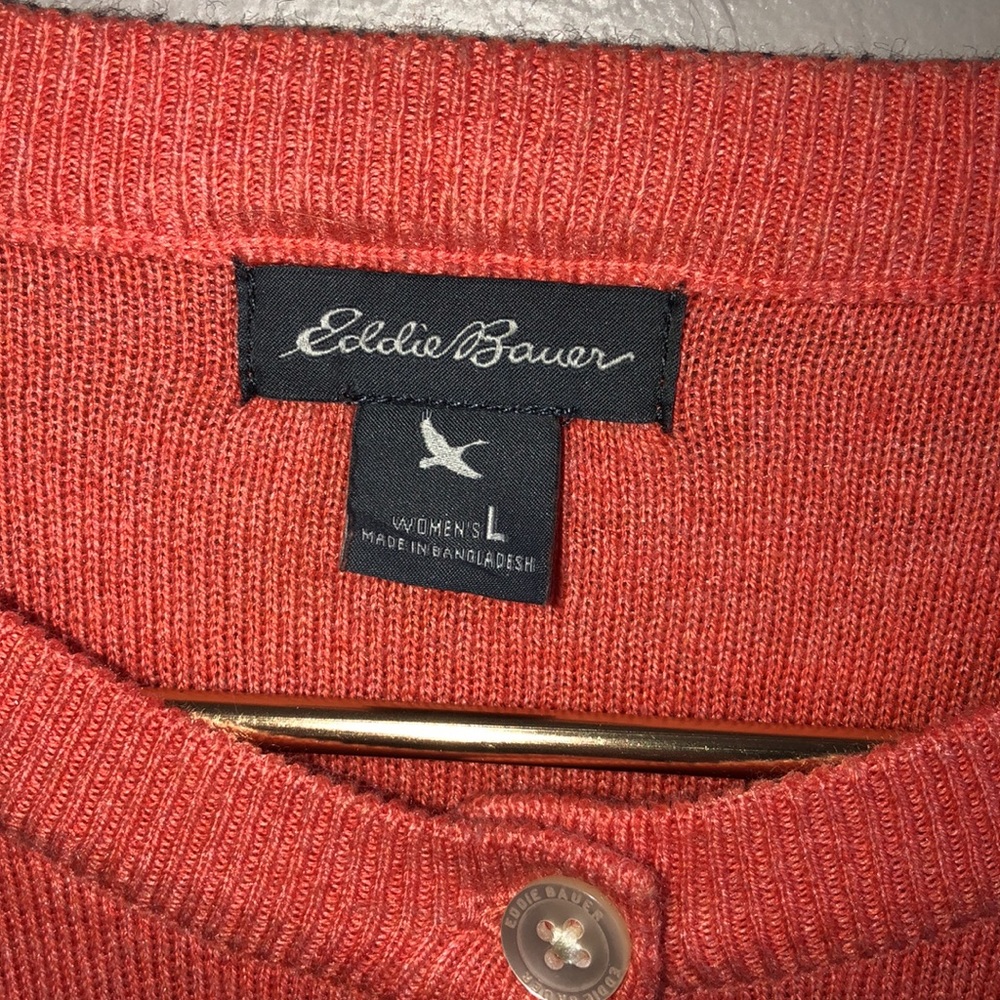 Eddie Bauer Cardigan - size L - NWOT - Picture 4 of 5
